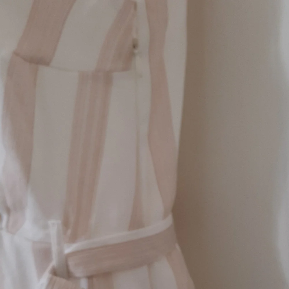 Showpo Camel and White Striped Maxi Jumpsuit. SZ 8 - Picture 8 of 15